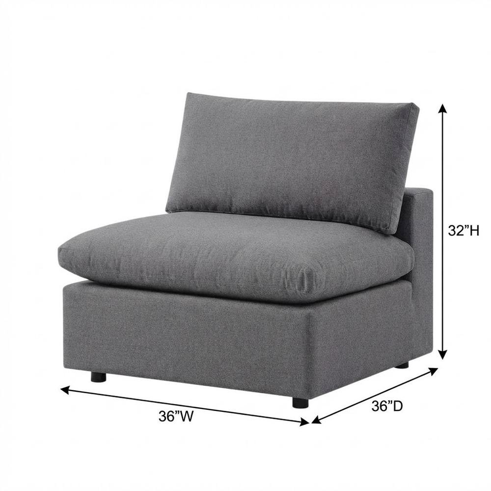 Outdoor Patio Armless Lounge Chair In Weather-Resistant Finish. Picture 7