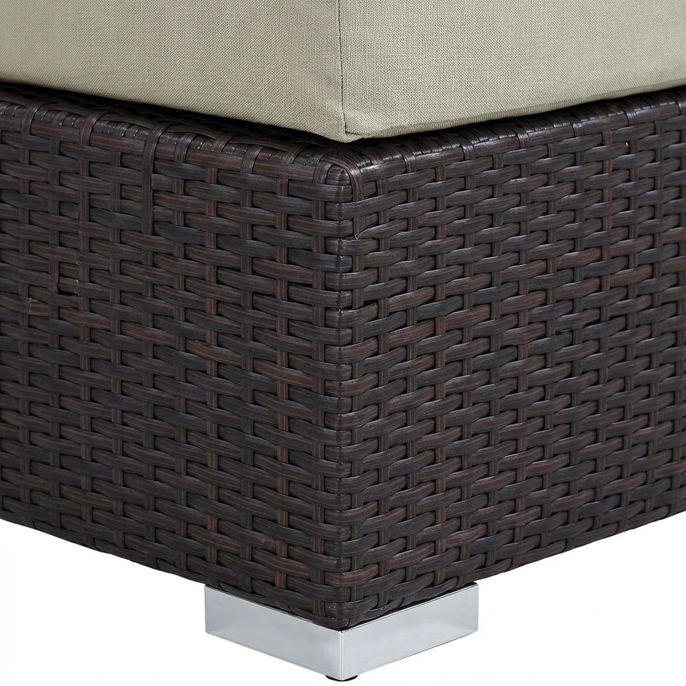 Outdoor Patio Corner With Cushioned Seating And Armrests For Cozy Outdoor Living. Picture 6