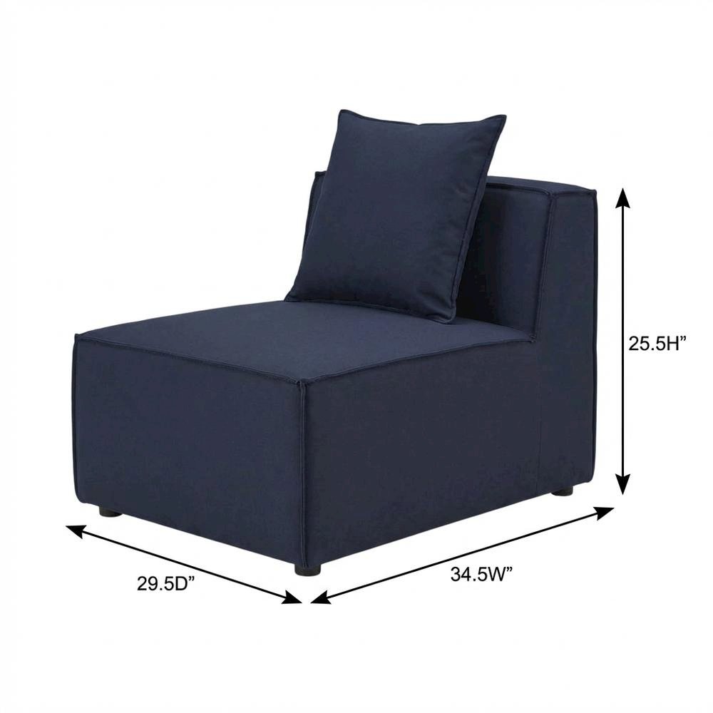Outdoor Patio Upholstered Armchair in Neutral Color for Comfortable Seating. Picture 7
