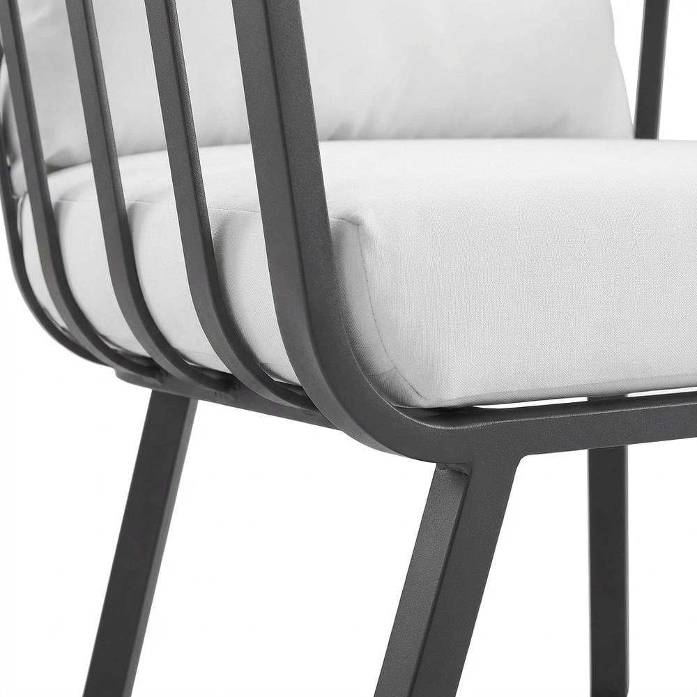 Aluminum Armchair Set of 2 for Outdoor Patio Lounge with Cushions. Picture 6