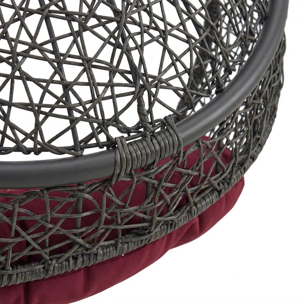 Outdoor Patio Chair With Comfortable Cushion And Modern Design. Picture 6