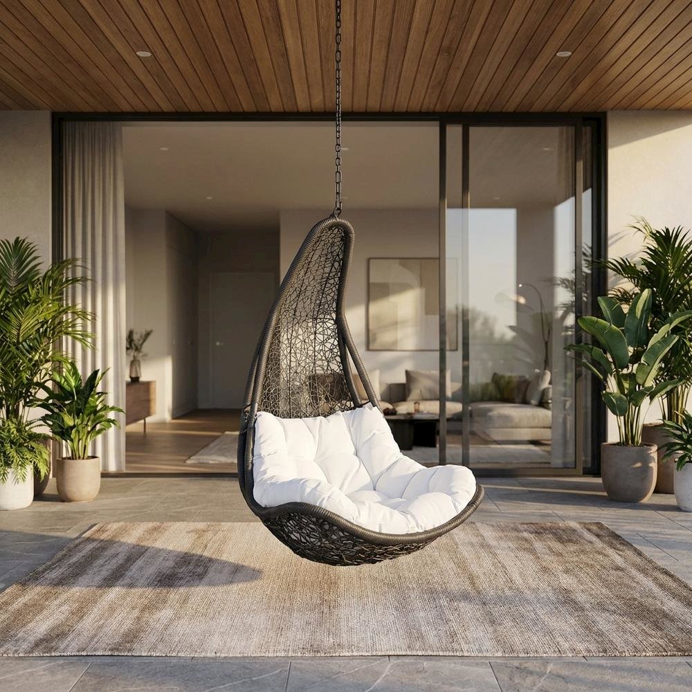 Outdoor Patio Swing Chair Without Stand For Comfort And Relaxation. Picture 2