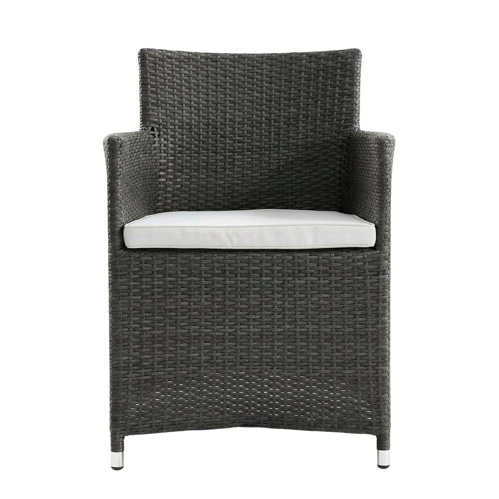 Outdoor Patio Wicker Armchair Set Of 2 With Comfortable Cushions. Picture 4