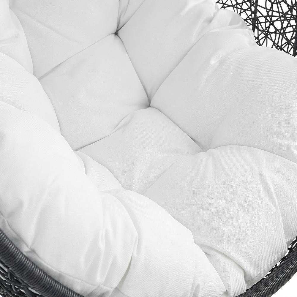 Outdoor Patio Lounge Chair In Neutral Color For Comfortable Outdoor Relaxation. Picture 5