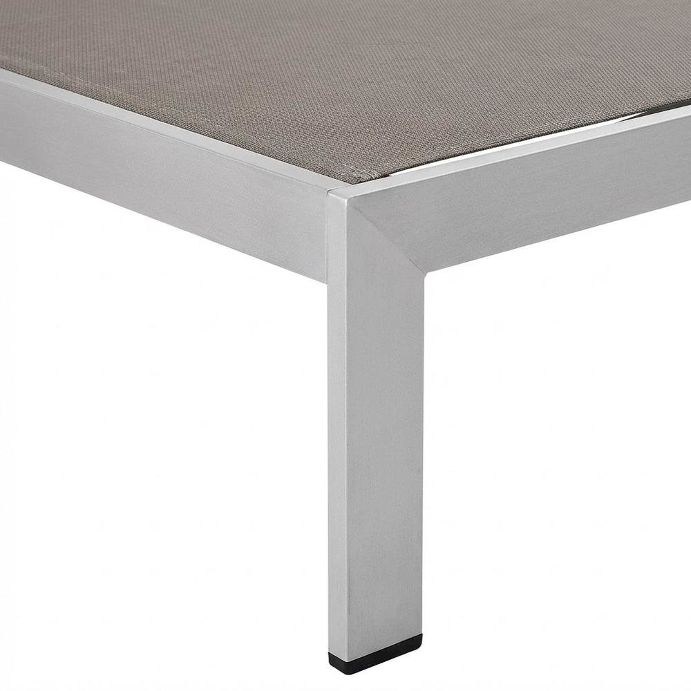 Aluminum Outdoor Lounge Set With Cushioned Seats And Backrests. Picture 6