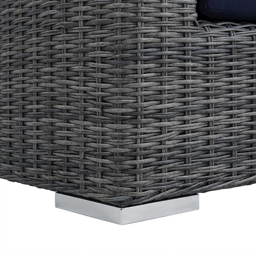 Outdoor Patio Sofa with Cushions for Cozy Lounge Seating. Picture 6