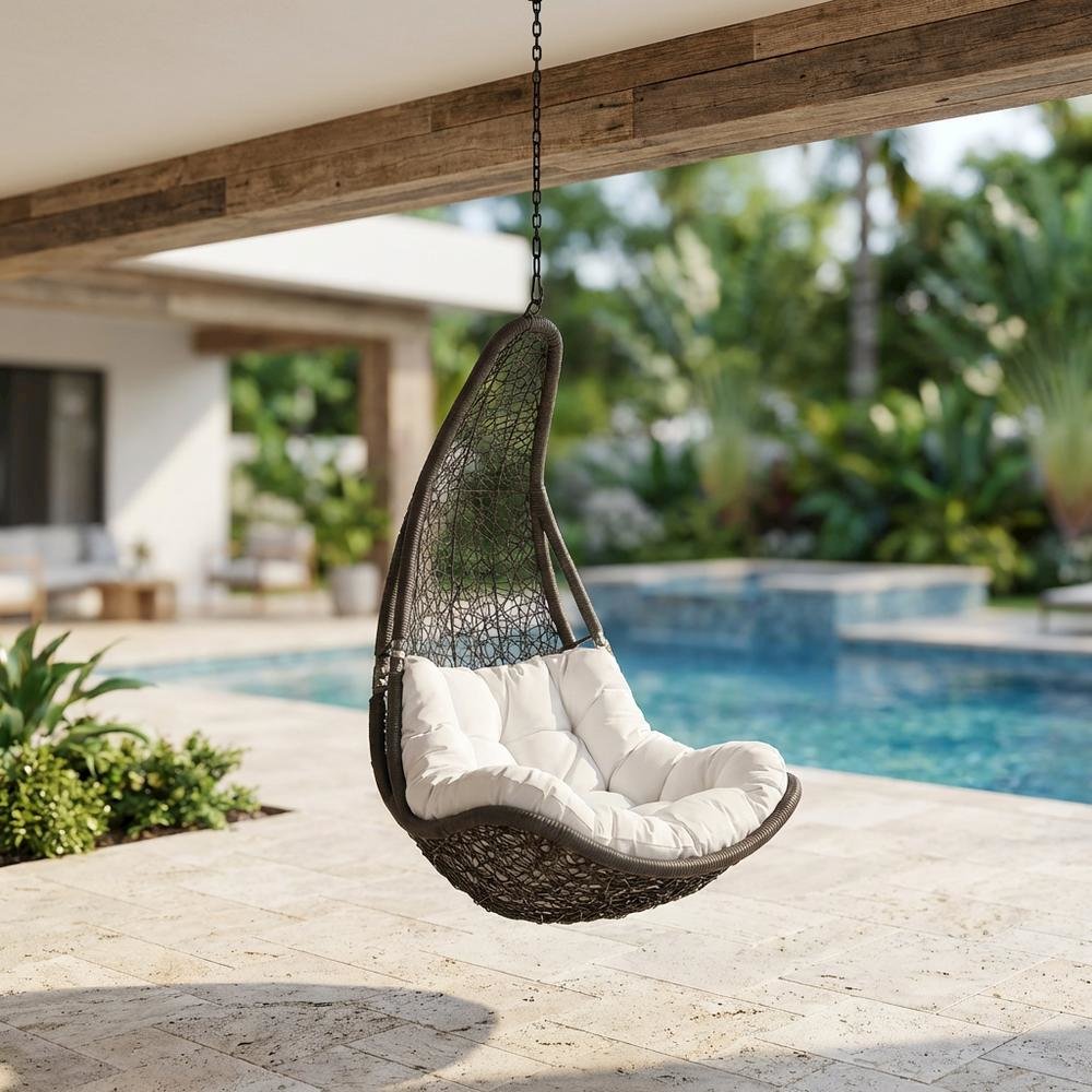 Outdoor Patio Swing Chair Without Stand For Comfort And Relaxation. Picture 3