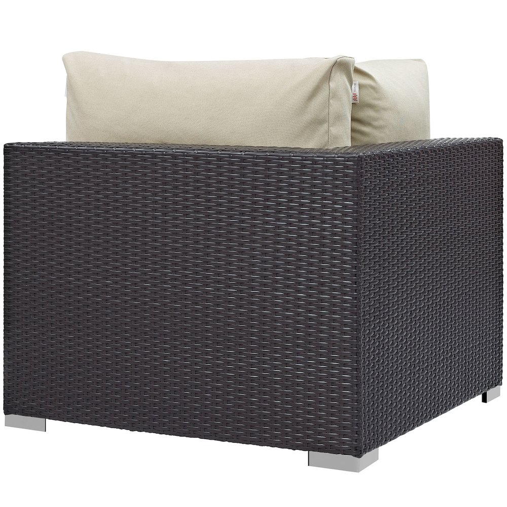 Convene 5 Piece Outdoor Patio Sectional Set. Picture 13