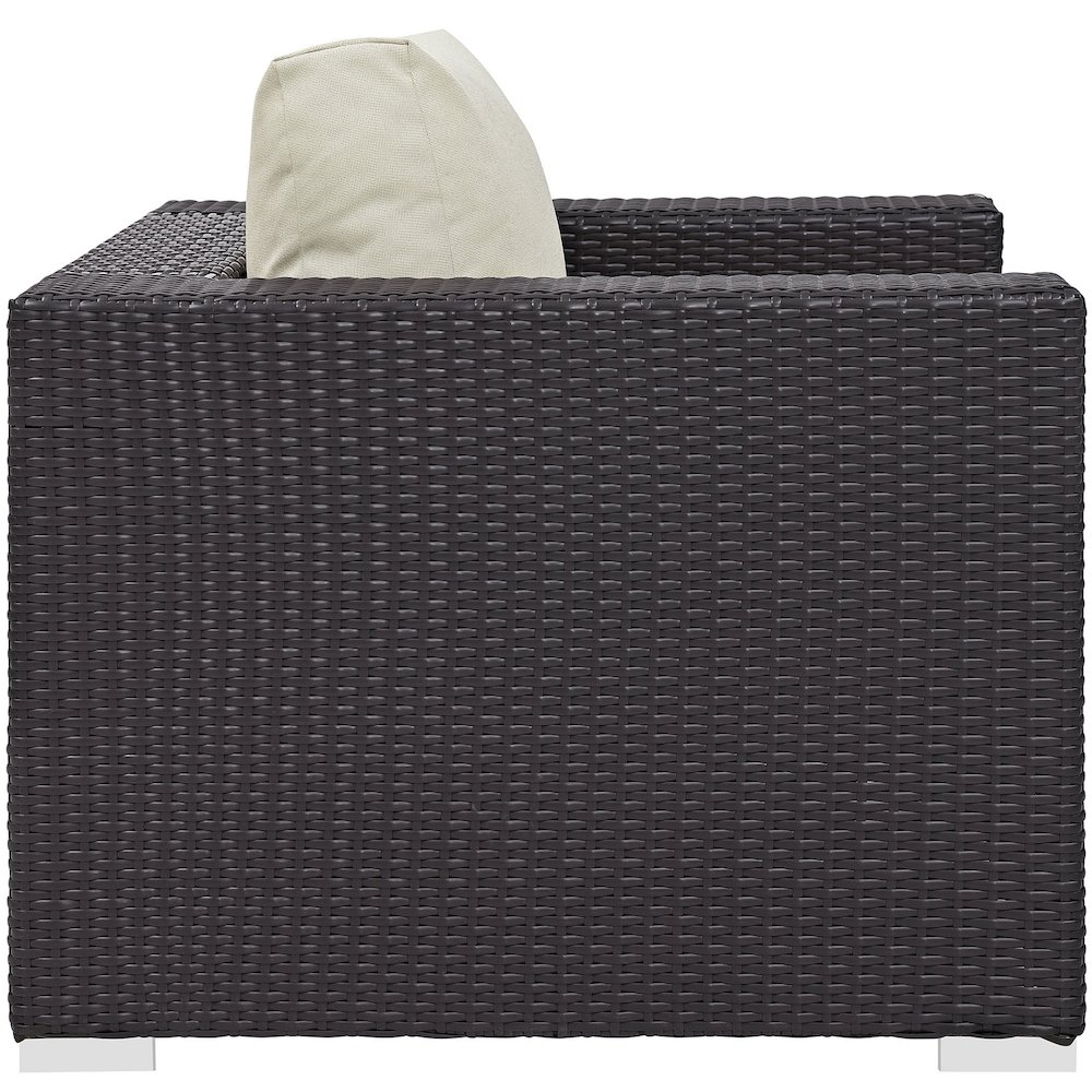 Convene 5 Piece Outdoor Patio Sectional Set. Picture 5