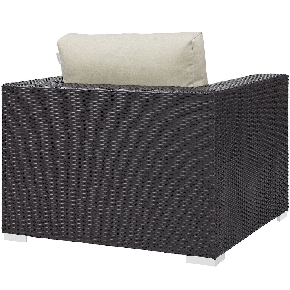 Convene 5 Piece Outdoor Patio Sectional Set. Picture 8
