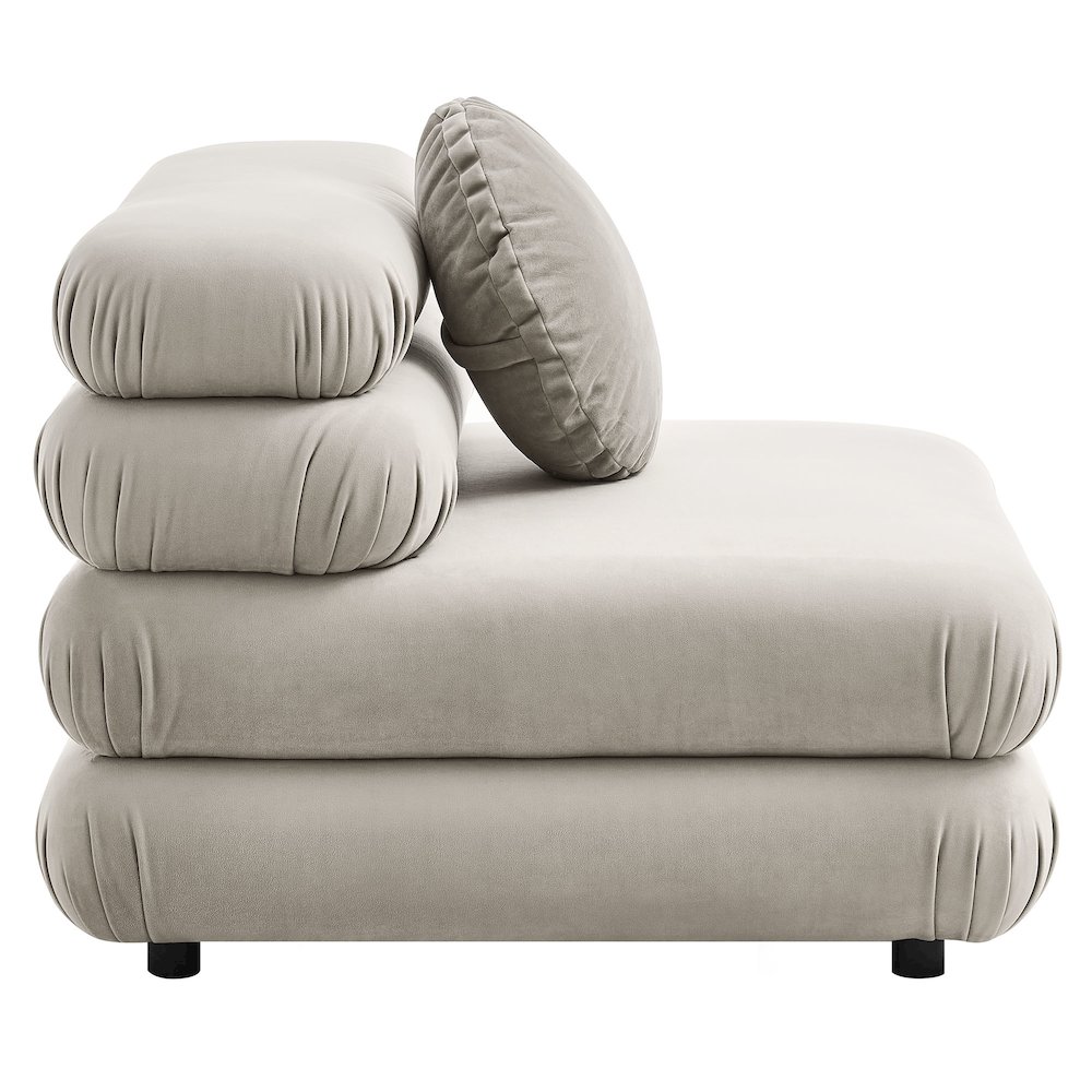 Jubilee 4-Piece Modular Performance Velvet Sectional Sofa. Picture 7