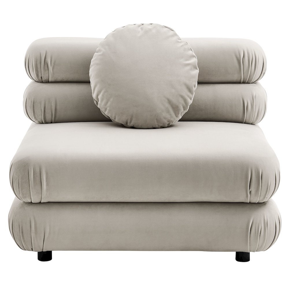 Jubilee 4-Piece Modular Performance Velvet Sectional Sofa. Picture 10