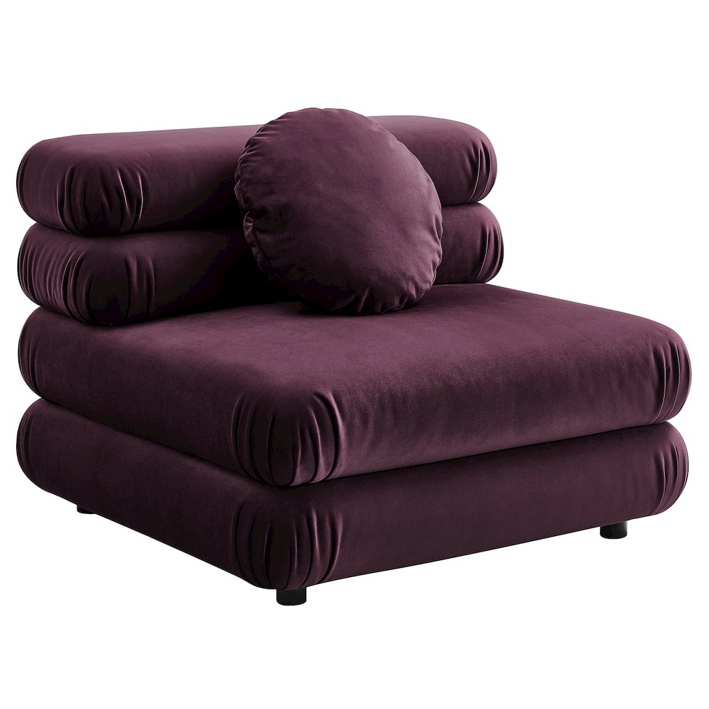 Jubilee 4-Piece Modular Performance Velvet Sectional Sofa. Picture 4