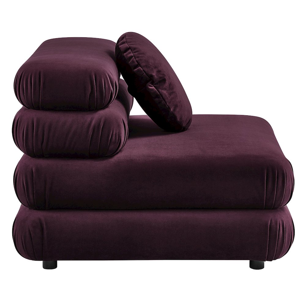 Jubilee 4-Piece Modular Performance Velvet Sectional Sofa. Picture 7