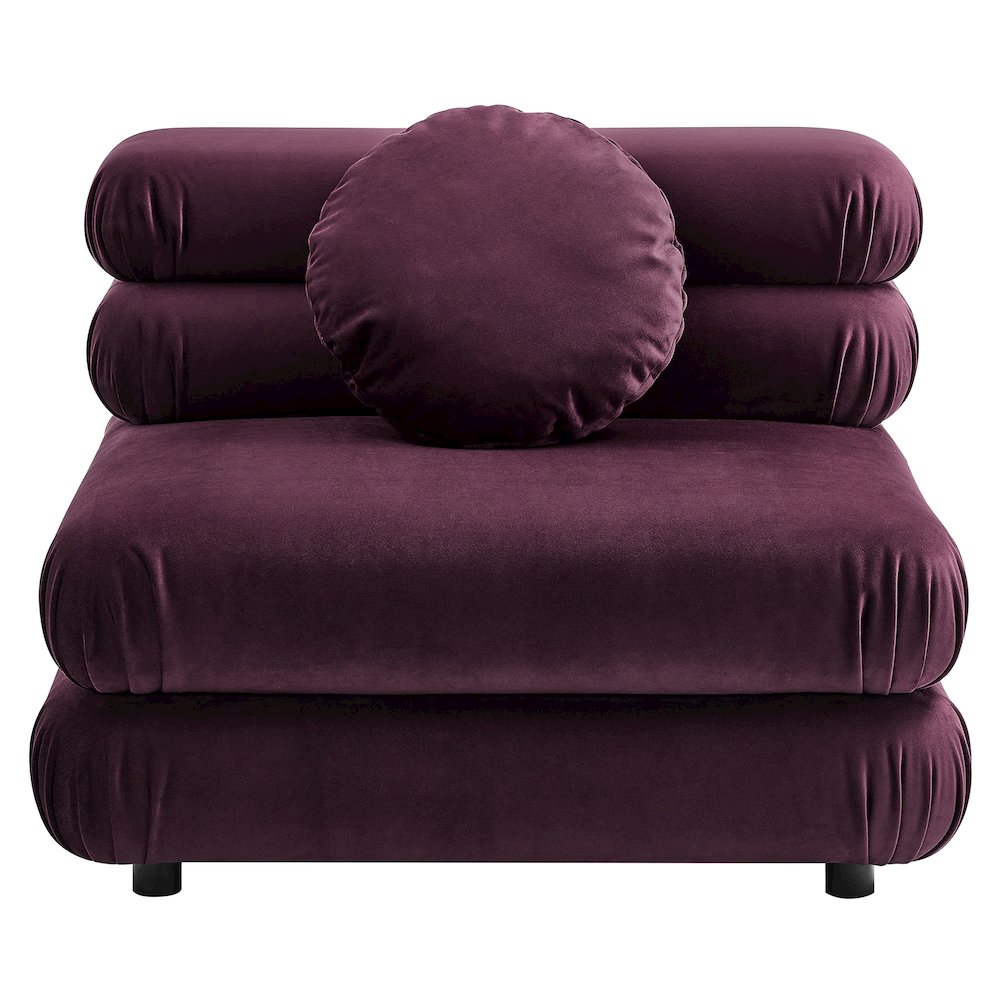 Jubilee 4-Piece Modular Performance Velvet Sectional Sofa. Picture 10