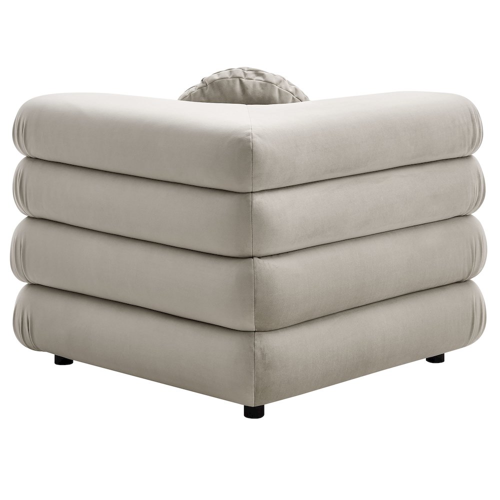 Jubilee 4-Piece Modular Performance Velvet Sectional Sofa. Picture 8