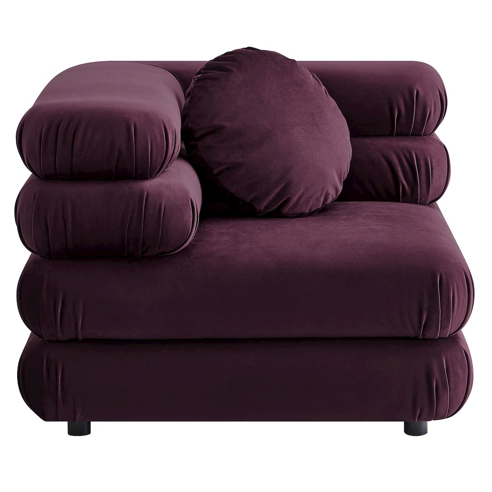 Jubilee 4-Piece Modular Performance Velvet Sectional Sofa. Picture 6