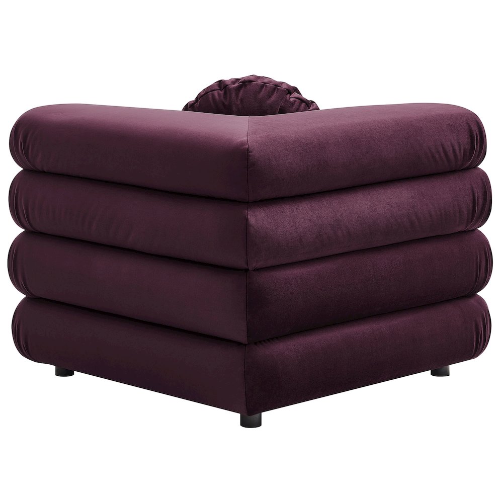 Jubilee 4-Piece Modular Performance Velvet Sectional Sofa. Picture 8