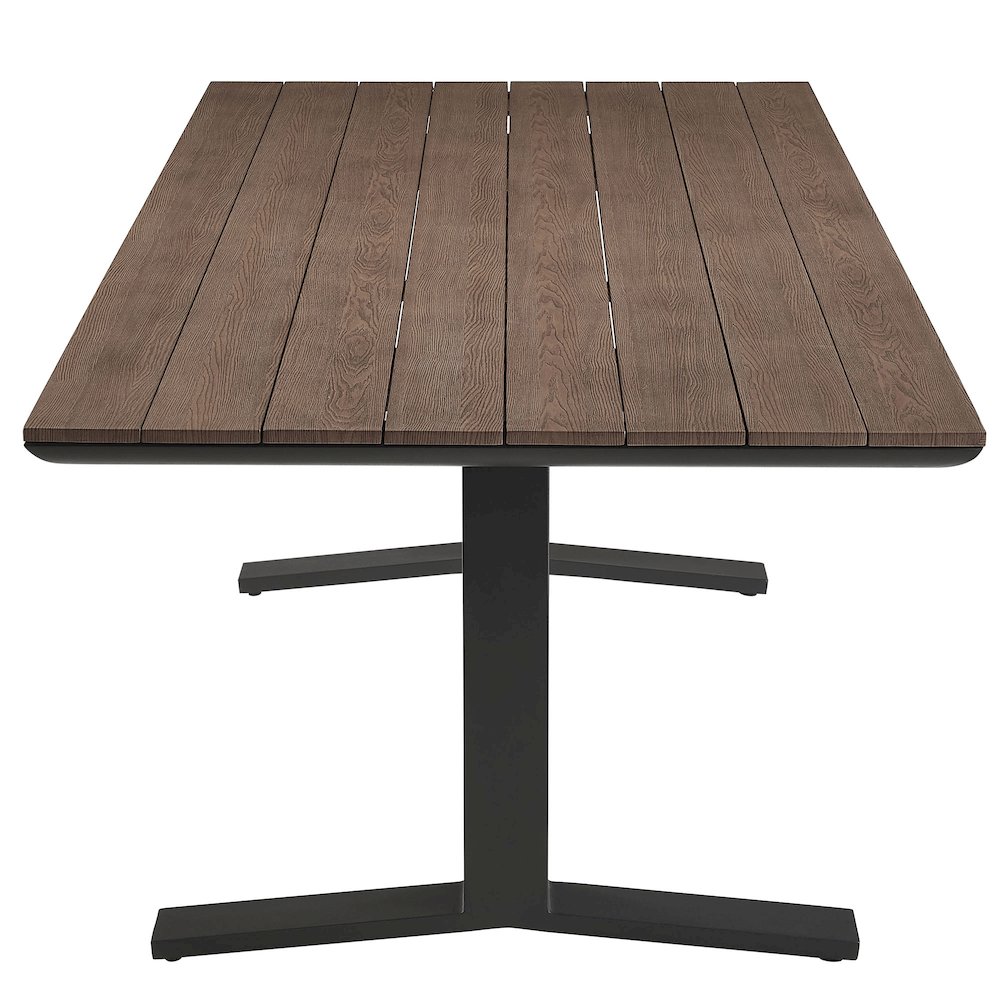 Aeris 9-Piece Outdoor Patio Aluminum Dining Set. Picture 6