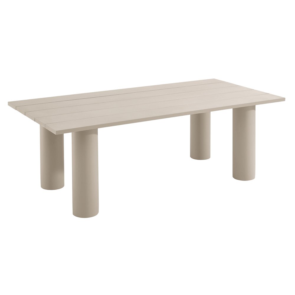 Nautica 7-Piece Rectangular Outdoor Patio Aluminum Dining Table and Chairs Set. Picture 8