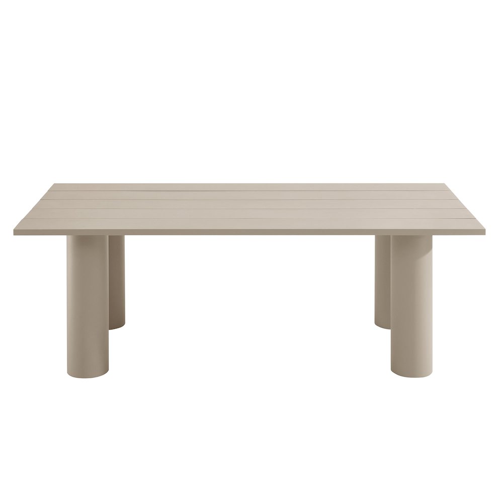 Nautica 7-Piece Rectangular Outdoor Patio Aluminum Dining Table and Chairs Set. Picture 12