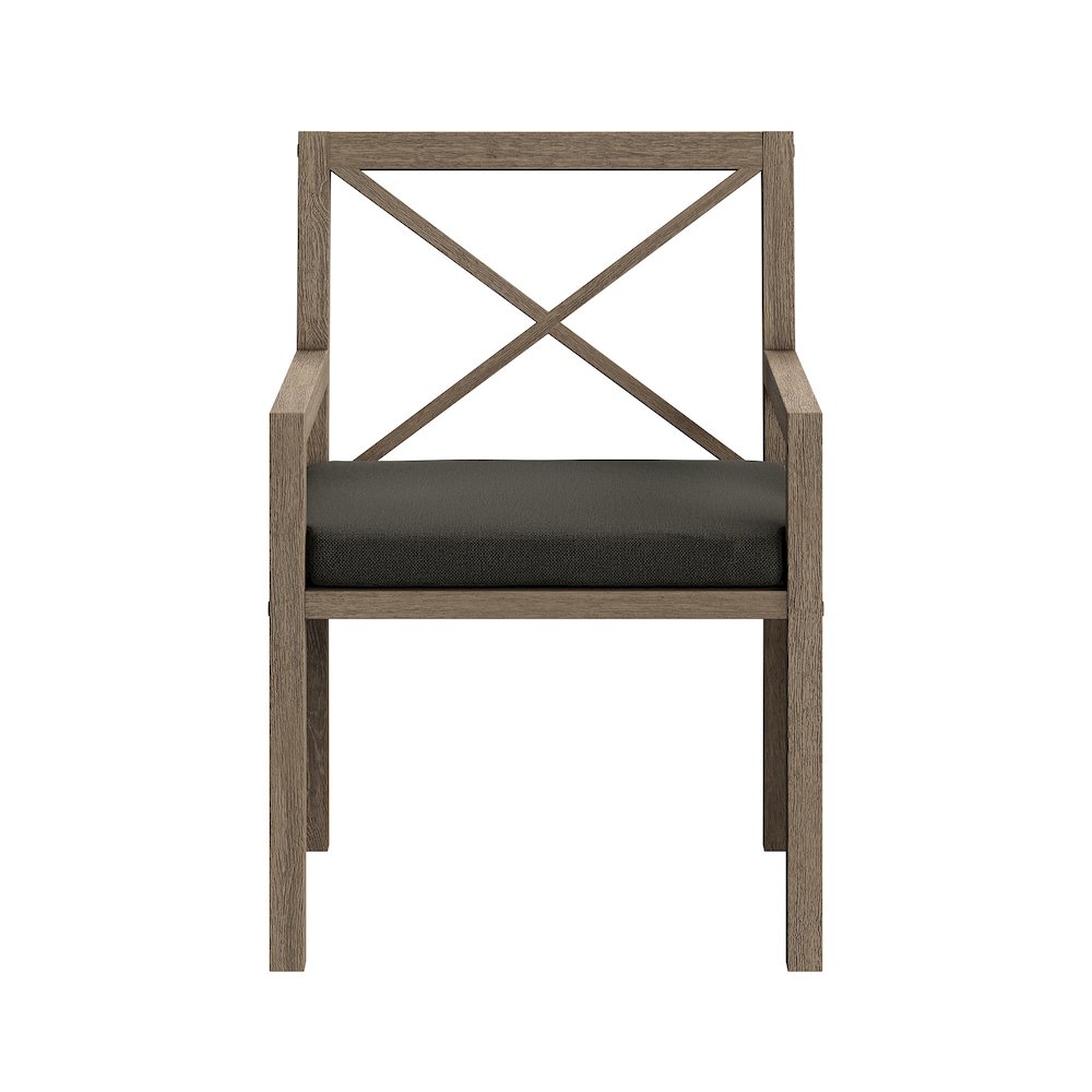 Northlake 9-Piece Outdoor Patio Teak Wood Dining Set. Picture 8