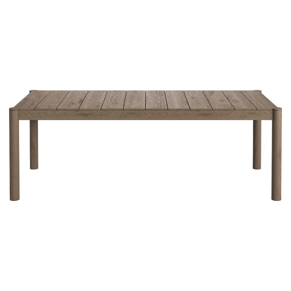Eleni 7 Piece Outdoor Patio Teak Wood Dining Set. Picture 10