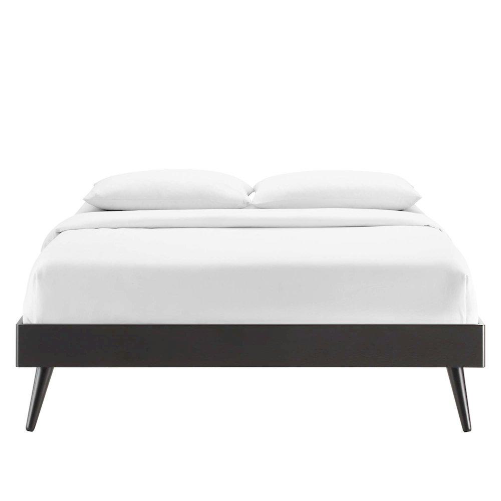 Bridgette Wood Queen Platform Bed With Splayed Legs. Picture 9