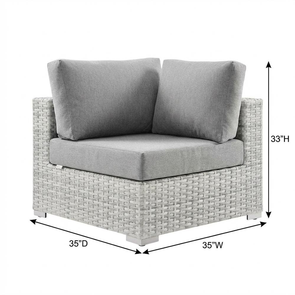 Outdoor Patio Corner Chair For Outdoor Lounge Relaxation. Picture 7