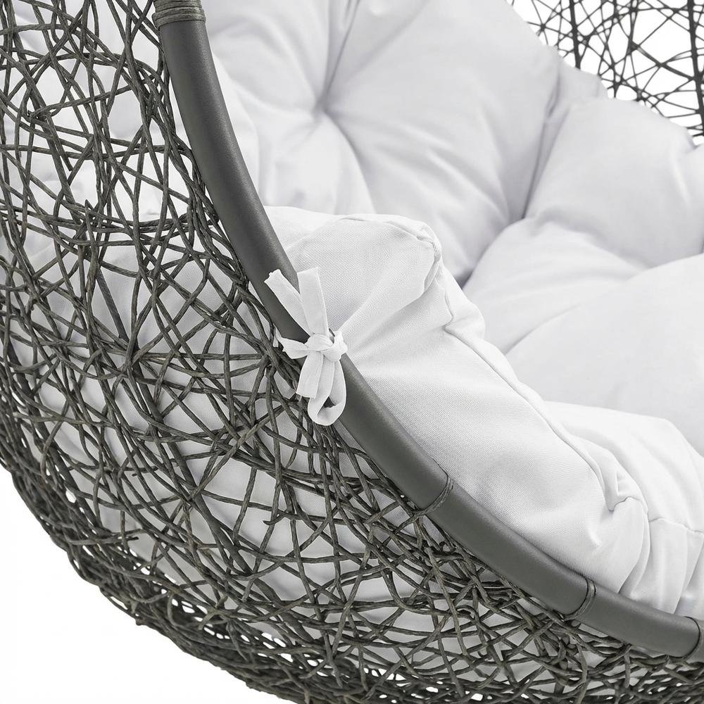 Outdoor Patio Swing Chair With Cushioned Seat And Durable Frame. Picture 6