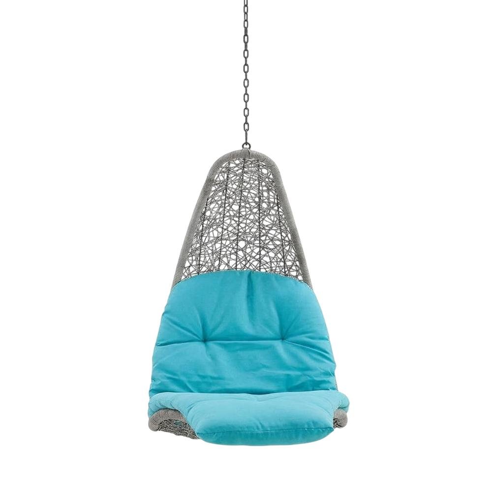 Outdoor Lounge Chair In Neutral Finish With Comfortable Cushion. Picture 4