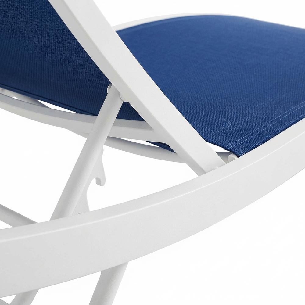 Outdoor Patio Chaise Lounge Chair In Durable Weatherproof Material. Picture 6