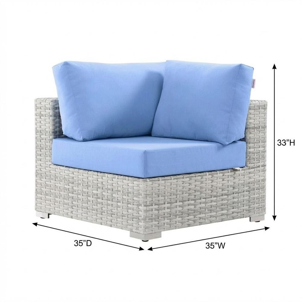 Outdoor Patio Corner Chair For Comfortable Lounge Seating. Picture 7