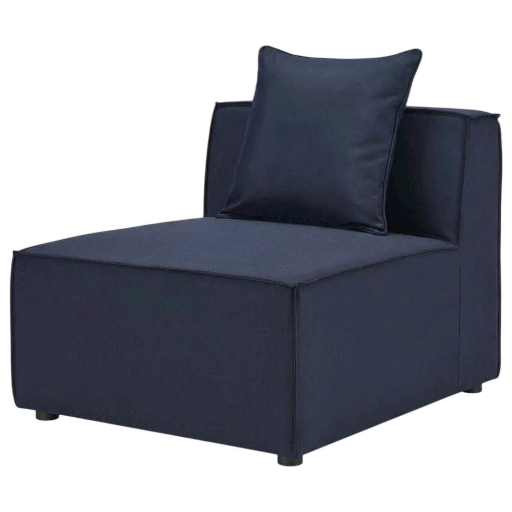 Outdoor Patio Upholstered Armchair in Neutral Color for Comfortable Seating. Picture 1