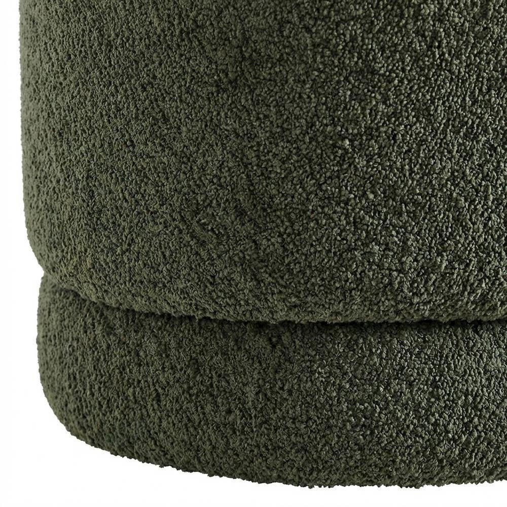 Outdoor Upholstered Ottoman Bench In Neutral Fabric For Patio Use. Picture 6