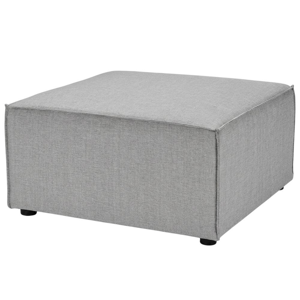 Outdoor Patio Upholstered Sectional Sofa Ottoman for Lounge Comfort. Picture 1