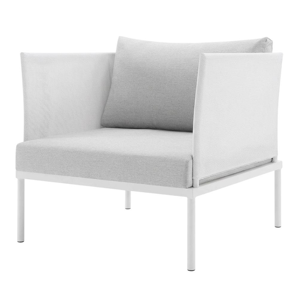 Aluminum Outdoor Lounge Armchair With Sturdy Frame For Patio Relaxation. Picture 1