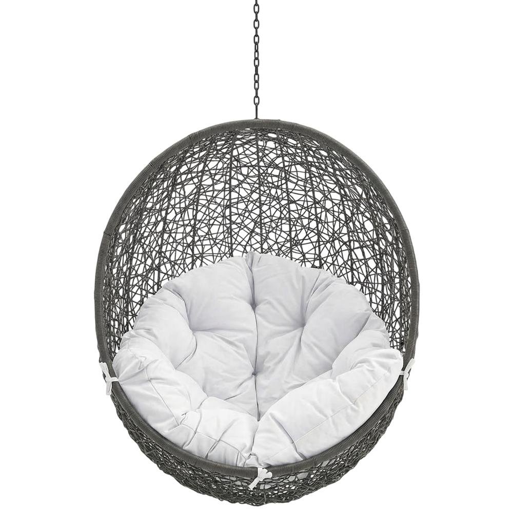 Outdoor Patio Swing Chair With Cushioned Seat And Durable Frame. Picture 4