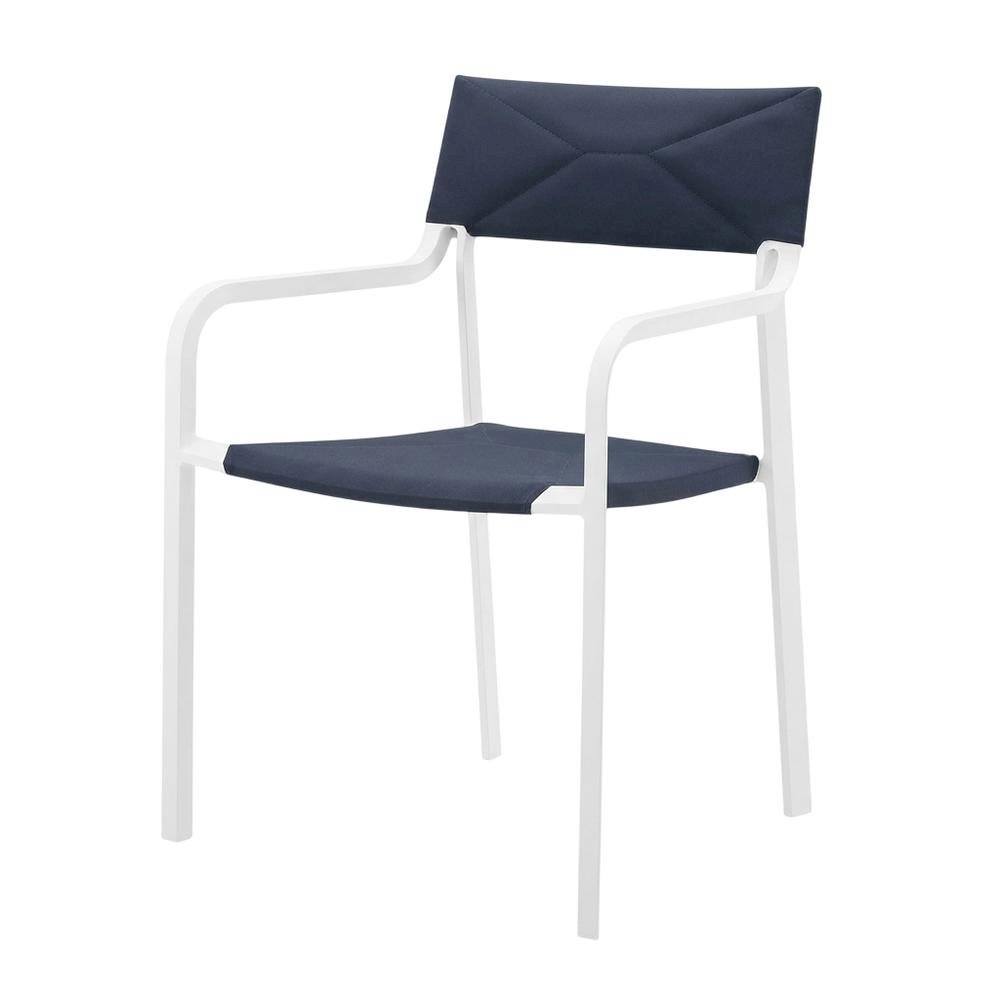 Stackable Aluminum Dining Armchair For Outdoor Patio Lounge. Picture 1