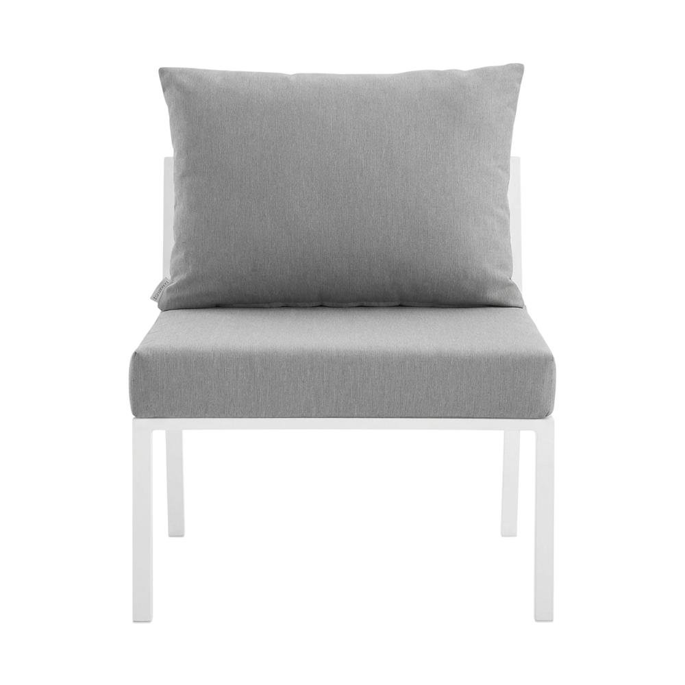 Aluminum Patio Lounge Chair With Cushioned Backrest And Sturdy Frame. Picture 4