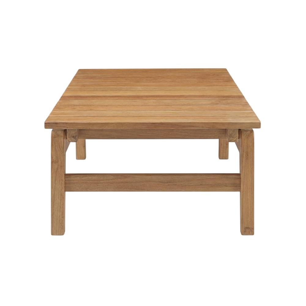 Teak Outdoor Coffee Table with Sleek Design and Durable Construction. Picture 4
