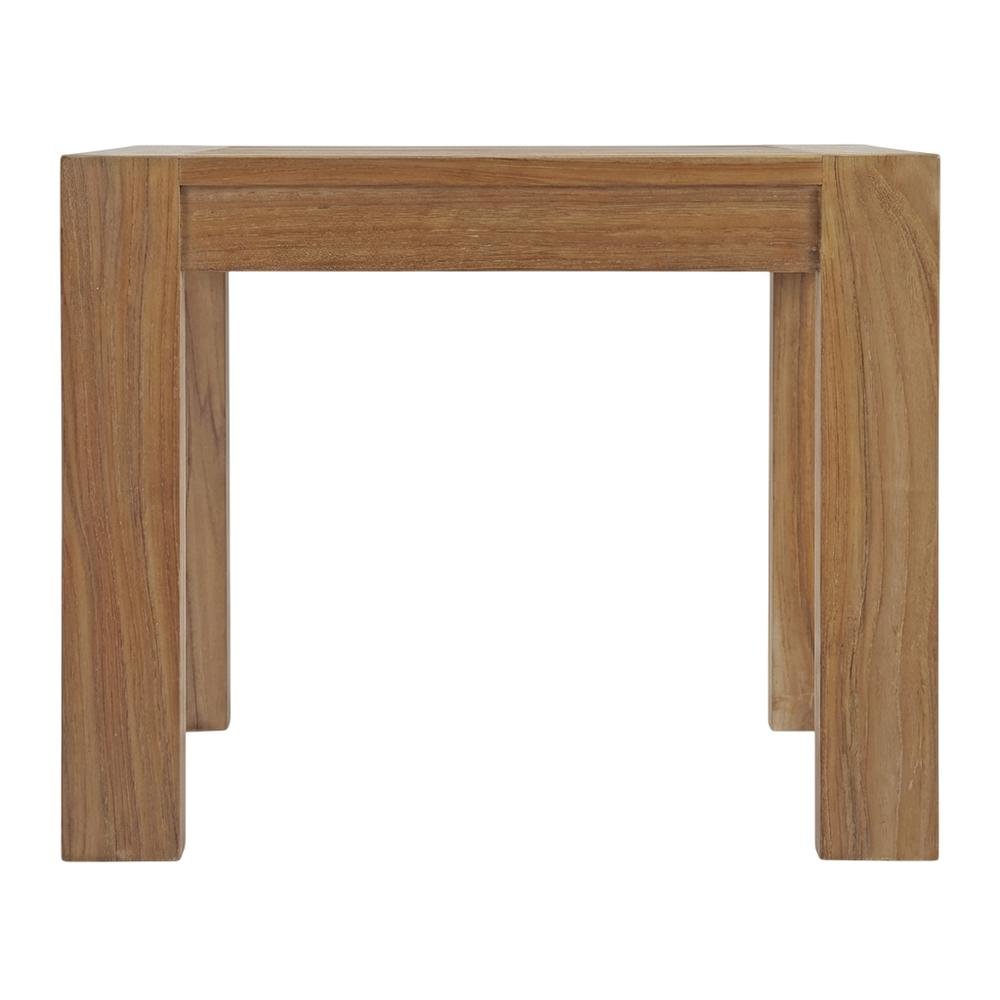Wood Outdoor Patio Side Table with Durable Design for Garden and Deck. Picture 4