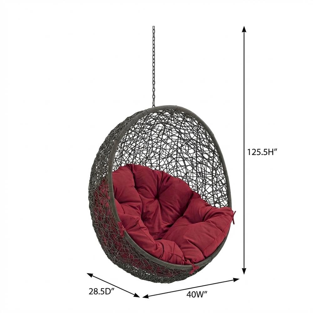 Outdoor Patio Chair With Comfortable Cushion And Modern Design. Picture 7