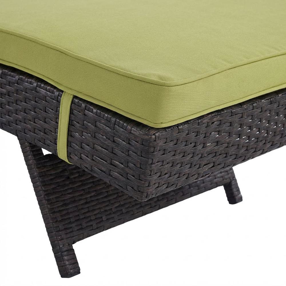 Outdoor Patio Lounge Chair With Cushioned Seat And Modern Design. Picture 6