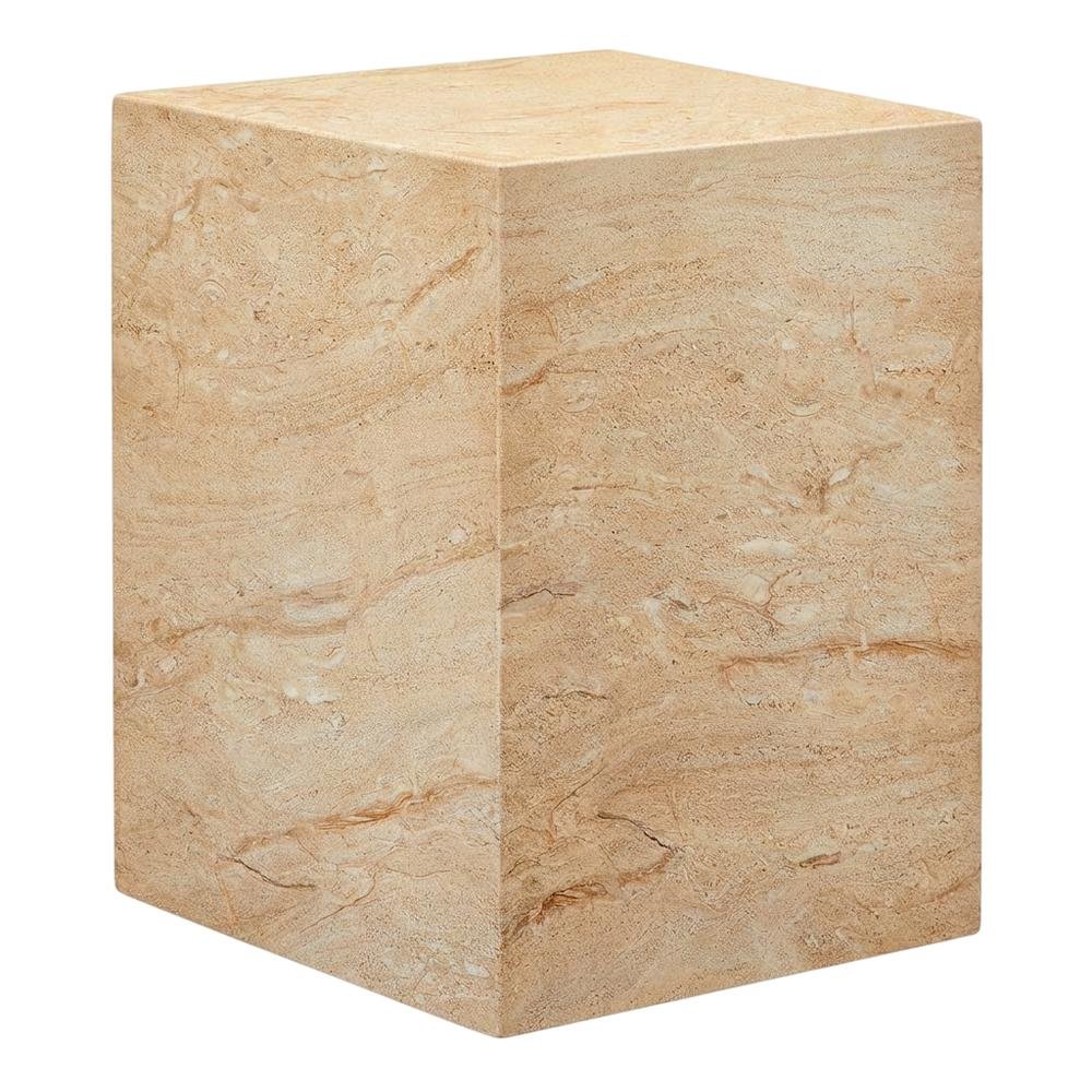 Square Concrete Side Table For Indoor And Outdoor Use With Modern Design. Picture 1