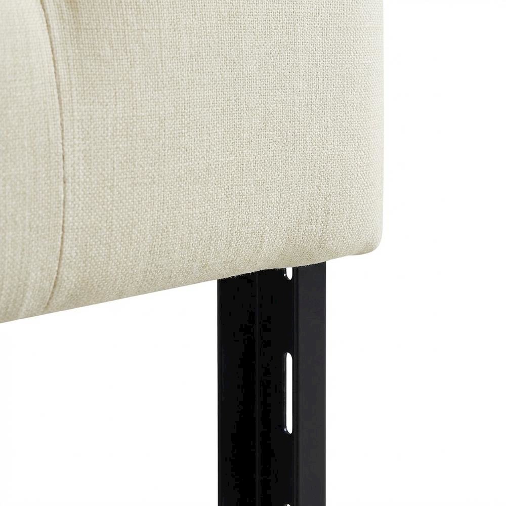 Upholstered Queen Fabric Headboard with Padded Design and Sturdy Construction. Picture 5