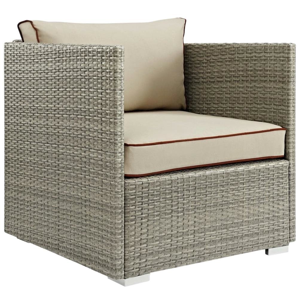 Outdoor Patio Armchair With Comfortable Cushioning And Sturdy Frame. Picture 1
