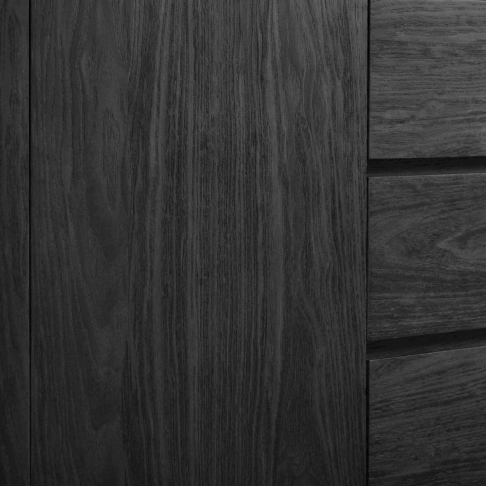 Rounded Sideboard Storage Cabinet In Classic Finish With Spacious Shelving. Picture 5