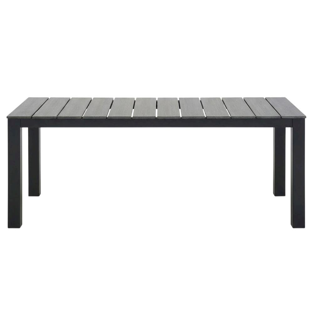 Elegant 80-Inch Outdoor Patio Dining Table With Sturdy Construction. Picture 1
