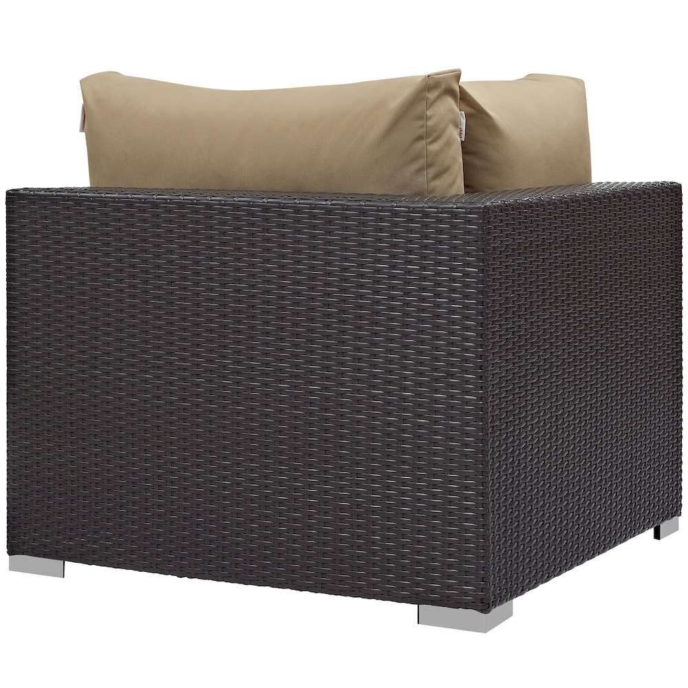Convene 5 Piece Outdoor Patio Sectional Set. Picture 12